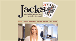 Desktop Screenshot of jacksbarbershop.net