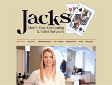 Tablet Screenshot of jacksbarbershop.net